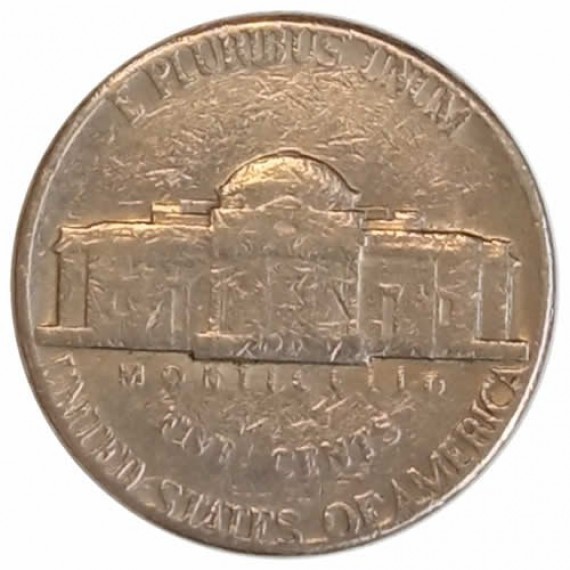 Moeda 0,05 cents - eua - 1973 D