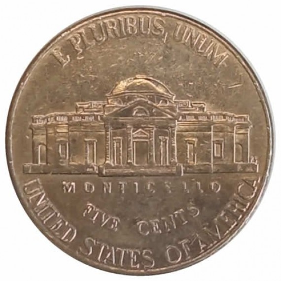 Moeda 0,05 cents - eua - 2015 D