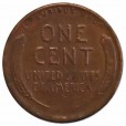 Moeda 0,01 centavo de dolar - Eua - 1942 D