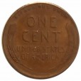 Moeda 0,01 centavo de dolar - Eua - 1954 D