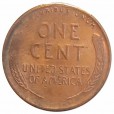 Moeda 0,01 centavo de dolar - Eua - 1955 D