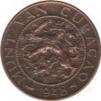 Moeda 2 1/2 centimos - Curaçao, Antilhas Holandesas - 1948