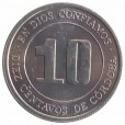 Moeda 10 centavos - Nicarágua - 1974