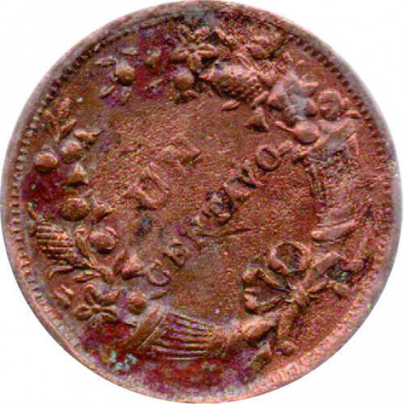 Moeda 1 centavo - Peru - 1935