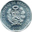 Moeda 5 centavos - Peru - 2015