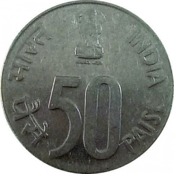 Moeda 50 paise - India - 2000