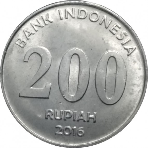 Moeda 200 rupiah - Indonésia - 2016