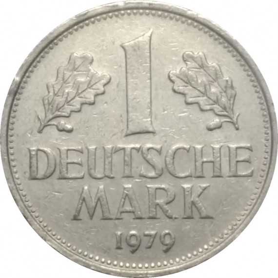 Moeda 1 marco - Alemanha - 1979