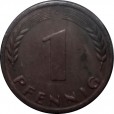 Moeda 1 pfennig - Alemanha - 1969