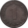 Moeda 1 pfennig - Alemanha - 1972