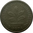 Moeda 1 pfennig - Alemanha - 1974
