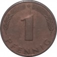 Moeda 1 pfennig - Alemanha - 1979