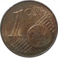 Moeda 1 centimo de euro - Alemanha - 2002 D