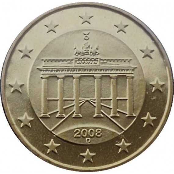 Moeda 10 centimos de euro - Alemanha - 2008 D - FC