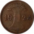 Moeda 1 rentenpfennig - Alemanha - 1924 F