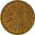 Moeda 10 reichspfennig - Alemanha - 1925 G