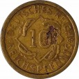 Moeda 10 reichspfennig - Alemanha - 1925 A