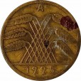 Moeda 10 reichspfennig - Alemanha - 1925 A