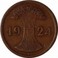 Moeda 2 rentenpfennig - Alemanha - 1924 A