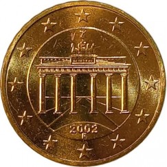 Moeda 10 centimos de euro - Alemanha - 2002 FC