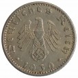 Moeda 50 reichspfennig - Alemanha - 1939 A