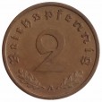 Moeda 2 reichspfennig - Alemanha - 1939 A