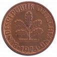 Moeda 2 pfennig - Alemanha - 1973 F