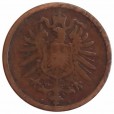 Moeda 2 pfennig - Alemanha - 1874 G