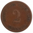 Moeda 2 pfennig - Alemanha - 1873 A