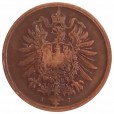 Moeda 2 pfennig - Alemanha - 1876 J