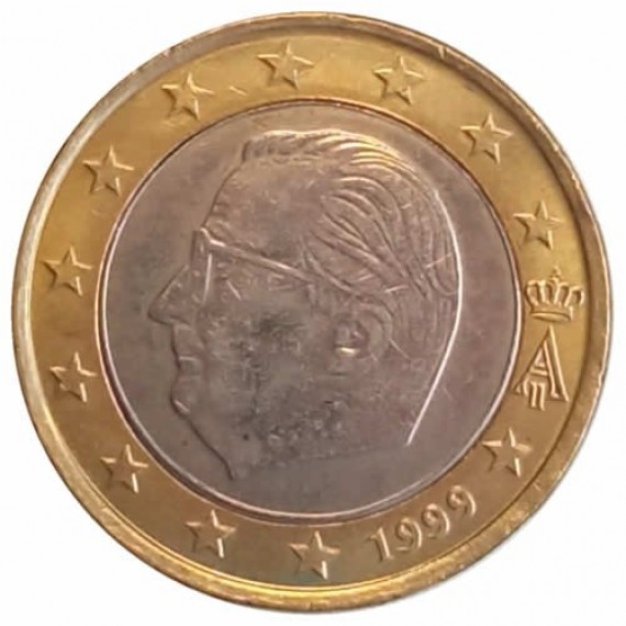 Moeda 1 Euro  - Belgica - 1999 fc