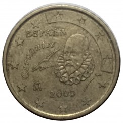 Moeda 10 centavos de euro - Espanha - 2005