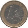 Moeda 1 euro - Espanha - 2002