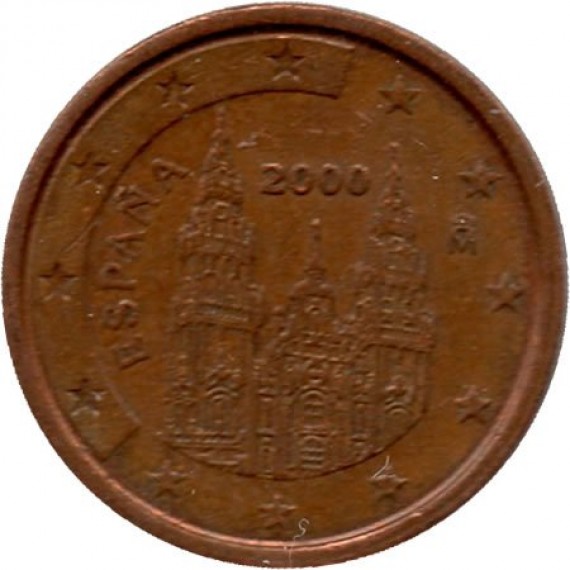 2 Cêntimos de Euro - Espanha - 2000