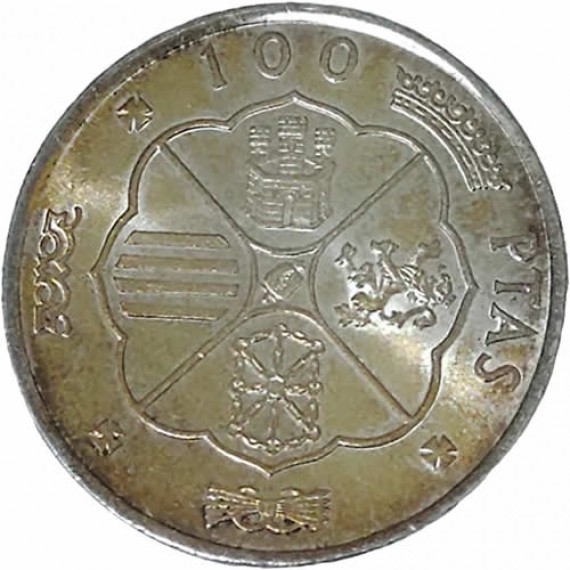 Moeda 100 pesetas - Espanha - 1966