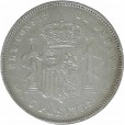 Moeda 5 pesetas - Espanha - 1888