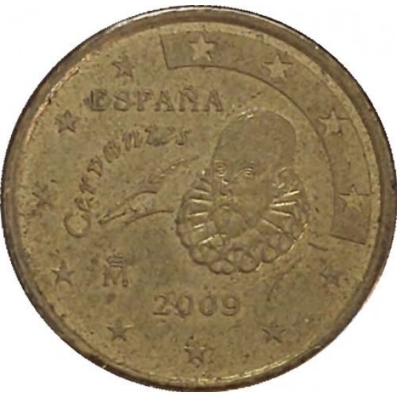 Moeda 10 centimos de euro - Espanha - 2009