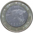 Moeda 1 euro - Estónia - 2011