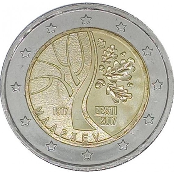 Moeda 2 euros - Estonia - 2017 - Comemorativa
