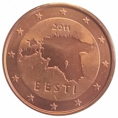 Moeda 1 Centimo de euro  - Estonia - 2011