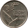 Moeda 10 pennia - Finlândia - 1992