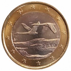 Moeda 1 euro - Finlandia - 2010