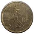 Moeda 10 centavos de euro - França - 2000