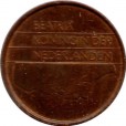 Moeda 5 centimos - Holanda - 1984