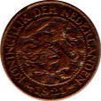 Moeda 1 centimo - Holanda - 1921