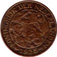 Moeda 1 centimo - Holanda - 1925