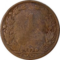 Moeda 1 centimo - Holanda - 1905