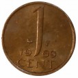 Moeda 1 centavo - Holanda - 1969
