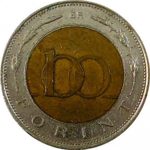 Moeda 100 forint - Hungria - 1997