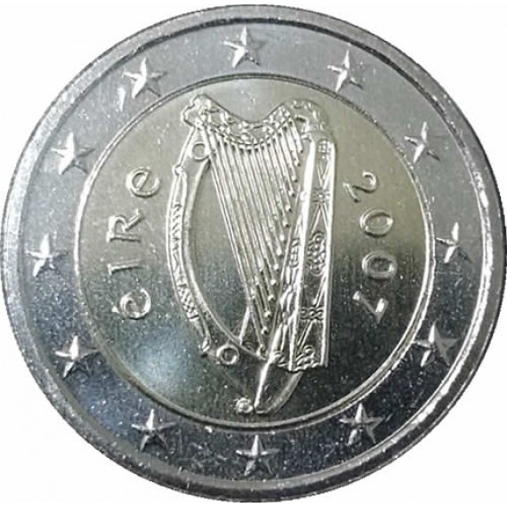 Moeda 2 euros - Irlanda - 2007 - FC